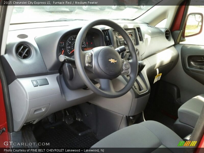 Furnace Red / Medium Pewter 2015 Chevrolet City Express LS