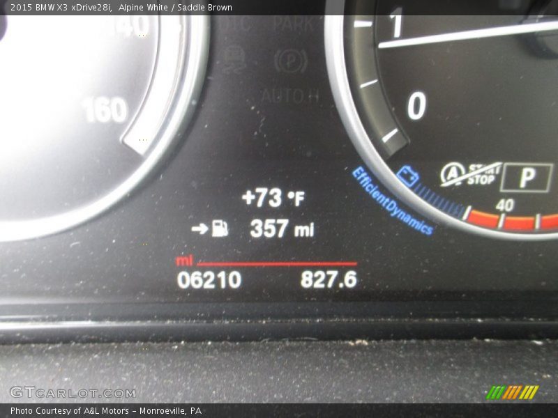 Alpine White / Saddle Brown 2015 BMW X3 xDrive28i