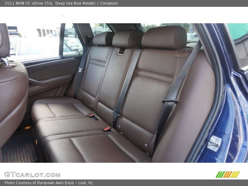 Deep Sea Blue Metallic / Cinnamon 2011 BMW X5 xDrive 35d