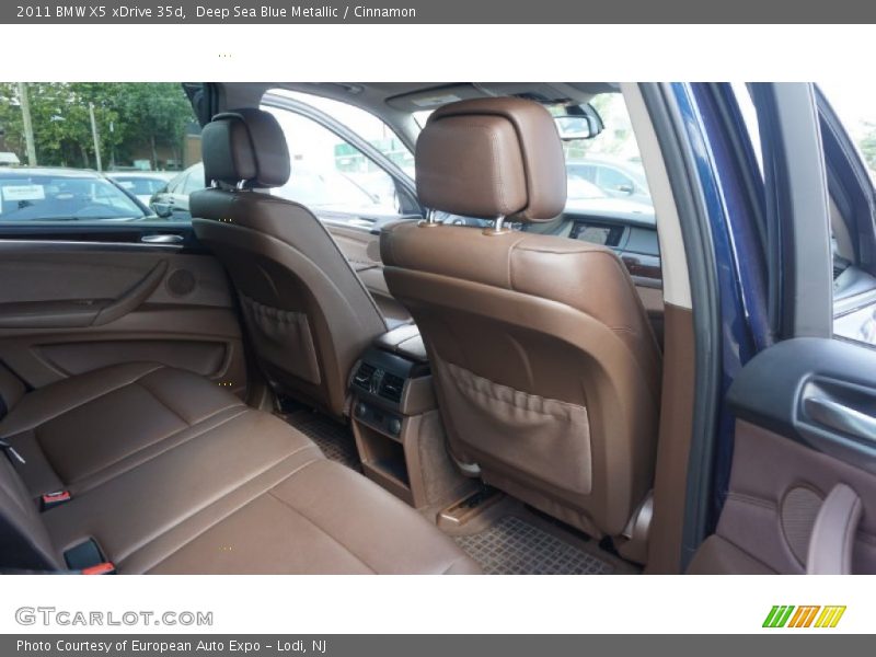 Deep Sea Blue Metallic / Cinnamon 2011 BMW X5 xDrive 35d