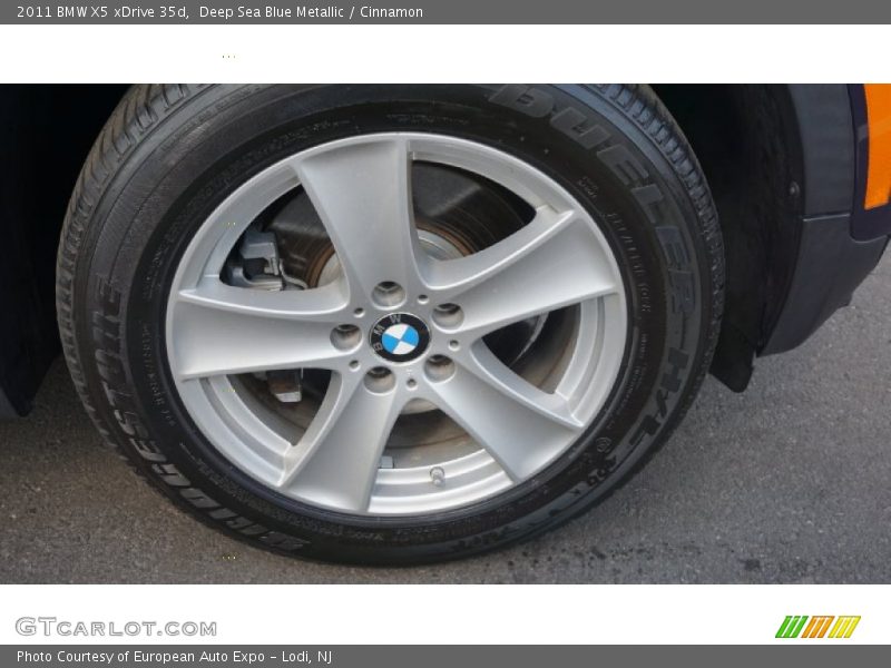 Deep Sea Blue Metallic / Cinnamon 2011 BMW X5 xDrive 35d