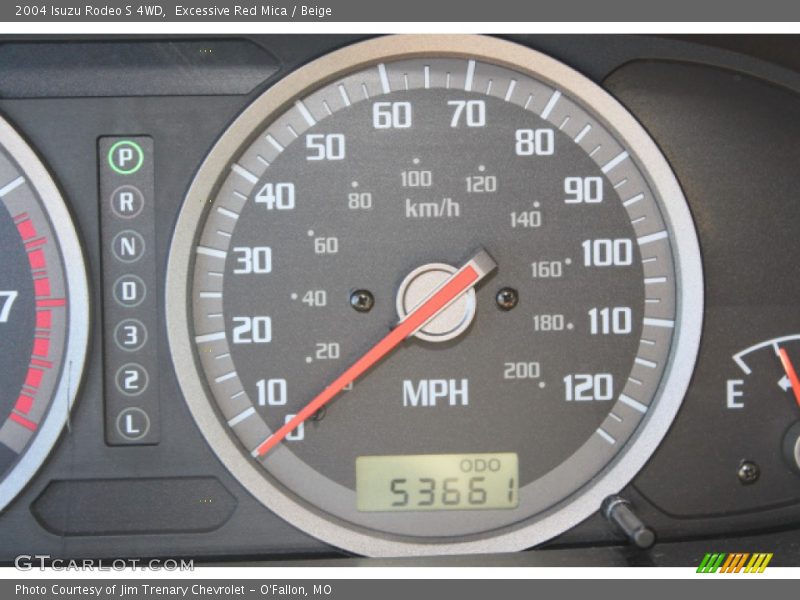  2004 Rodeo S 4WD S 4WD Gauges