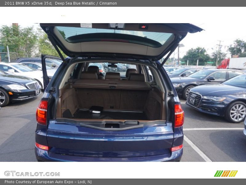 Deep Sea Blue Metallic / Cinnamon 2011 BMW X5 xDrive 35d