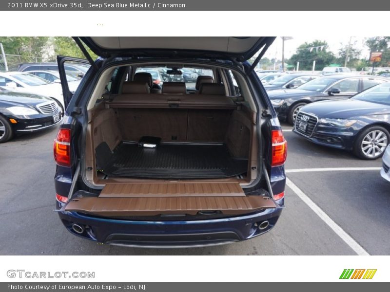 Deep Sea Blue Metallic / Cinnamon 2011 BMW X5 xDrive 35d