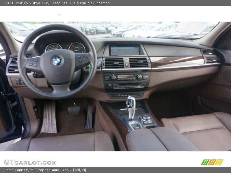 Deep Sea Blue Metallic / Cinnamon 2011 BMW X5 xDrive 35d