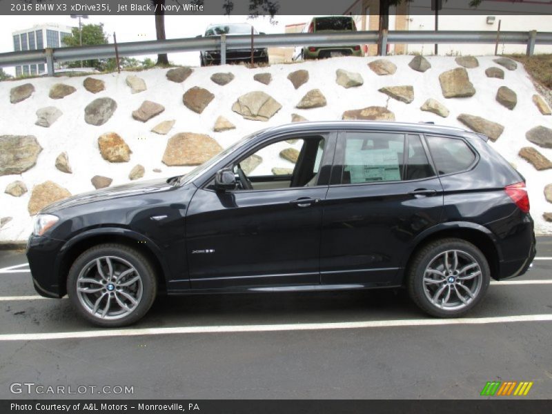 Jet Black / Ivory White 2016 BMW X3 xDrive35i