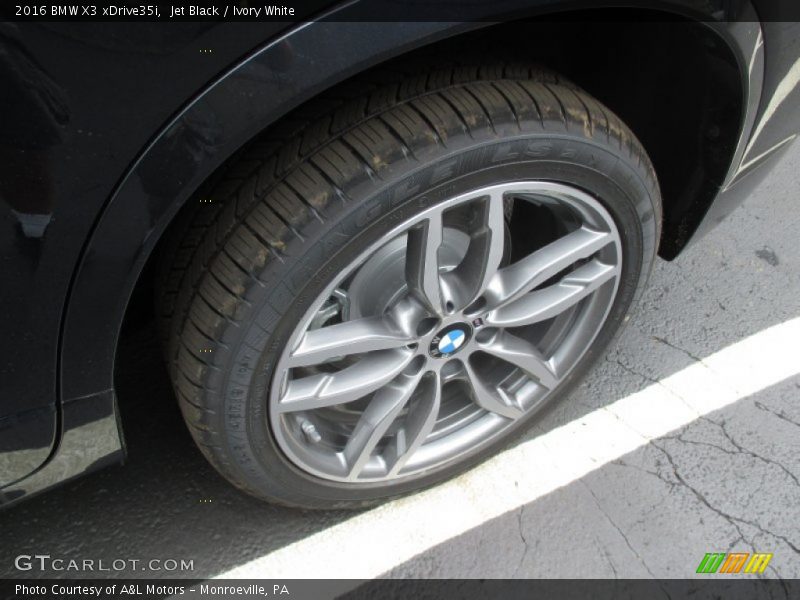 Jet Black / Ivory White 2016 BMW X3 xDrive35i