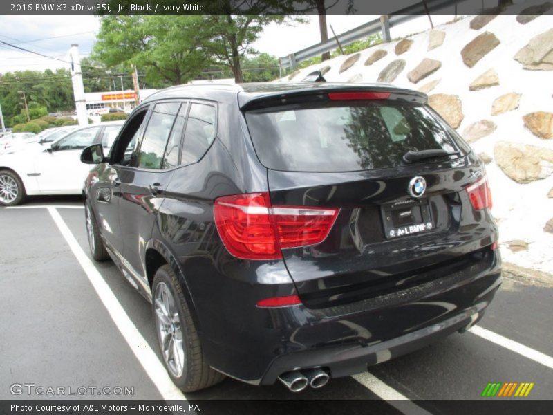 Jet Black / Ivory White 2016 BMW X3 xDrive35i