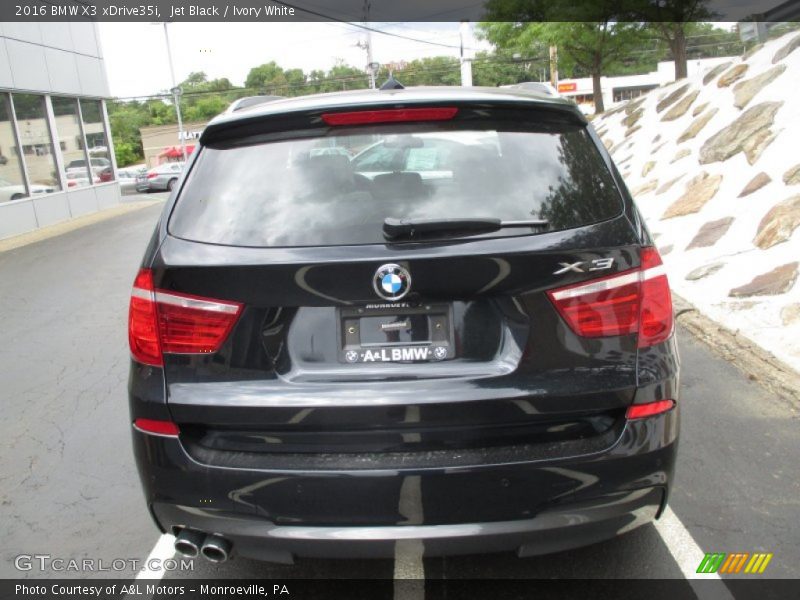 Jet Black / Ivory White 2016 BMW X3 xDrive35i