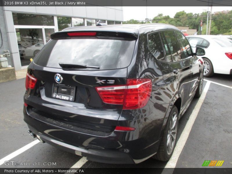 Jet Black / Ivory White 2016 BMW X3 xDrive35i