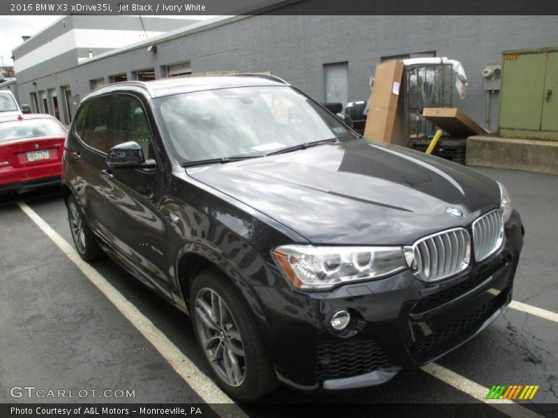 Jet Black / Ivory White 2016 BMW X3 xDrive35i