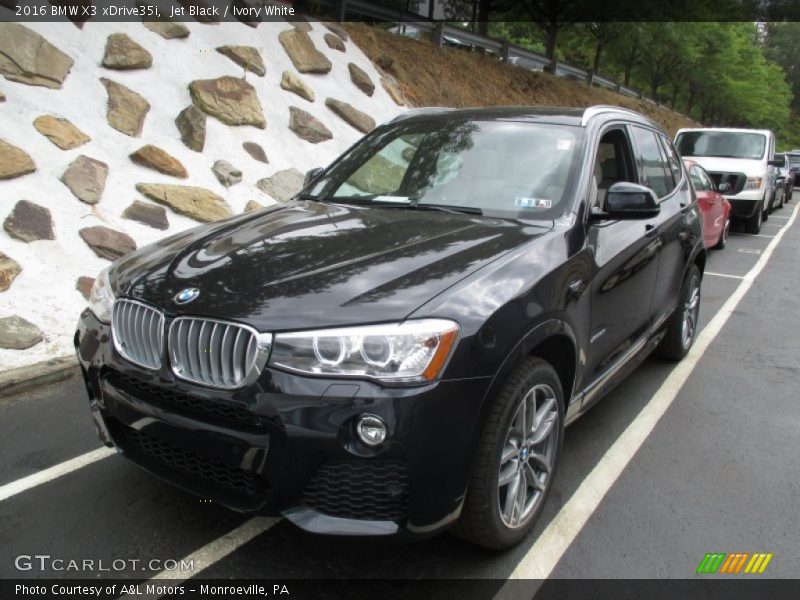 Jet Black / Ivory White 2016 BMW X3 xDrive35i