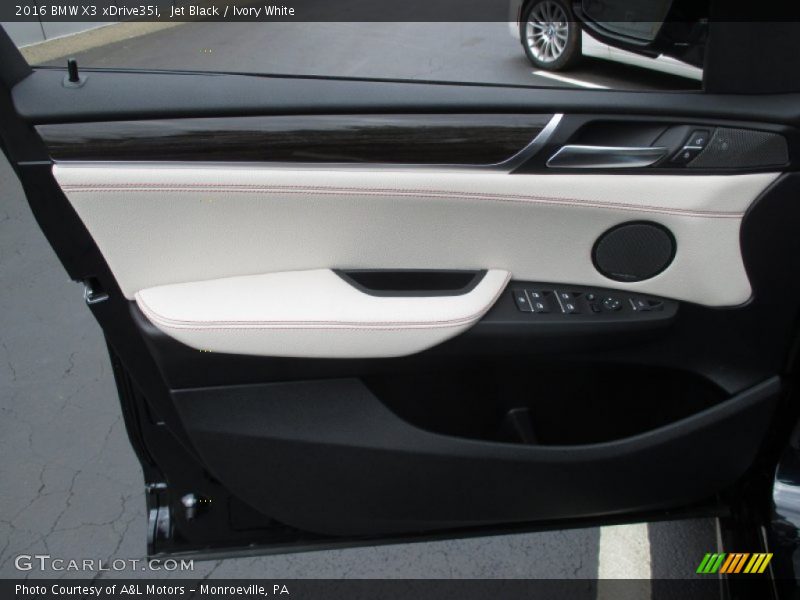 Jet Black / Ivory White 2016 BMW X3 xDrive35i