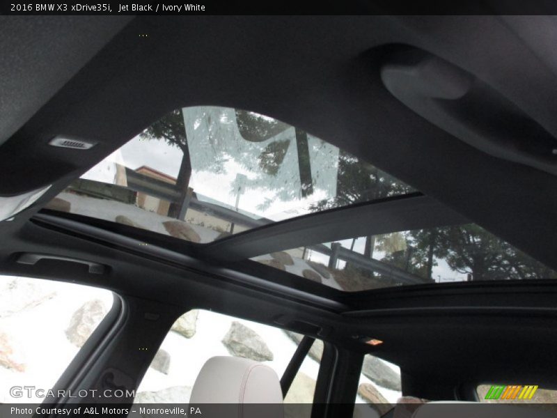Jet Black / Ivory White 2016 BMW X3 xDrive35i