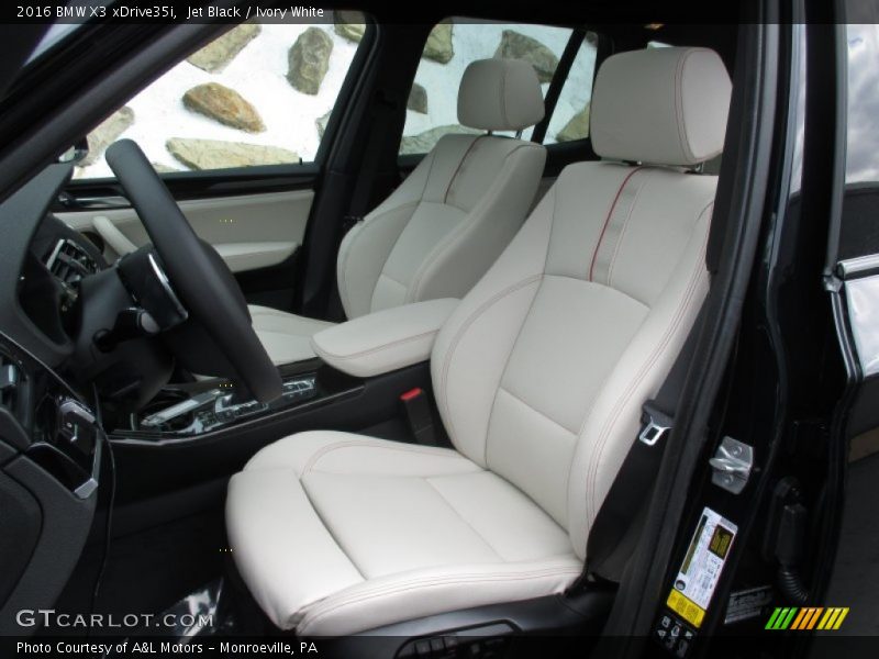 Front Seat of 2016 X3 xDrive35i
