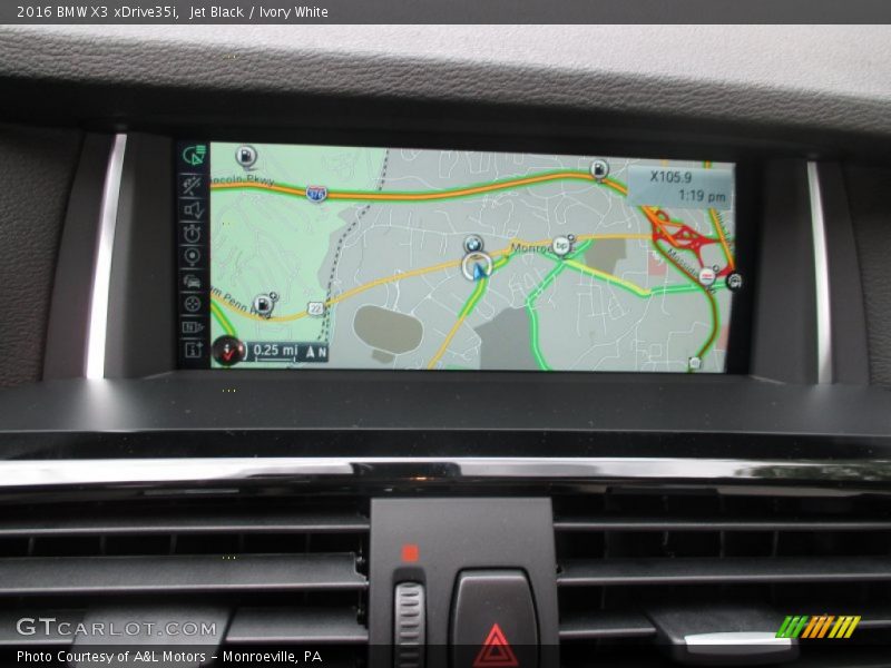 Navigation of 2016 X3 xDrive35i
