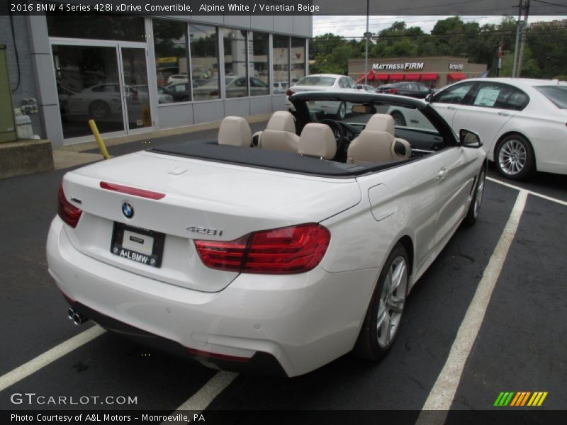 Alpine White / Venetian Beige 2016 BMW 4 Series 428i xDrive Convertible