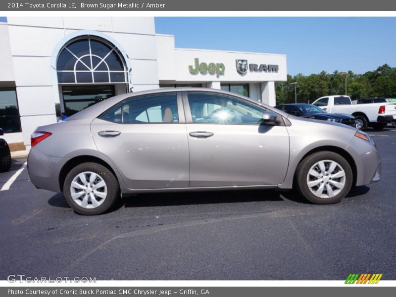 Brown Sugar Metallic / Amber 2014 Toyota Corolla LE