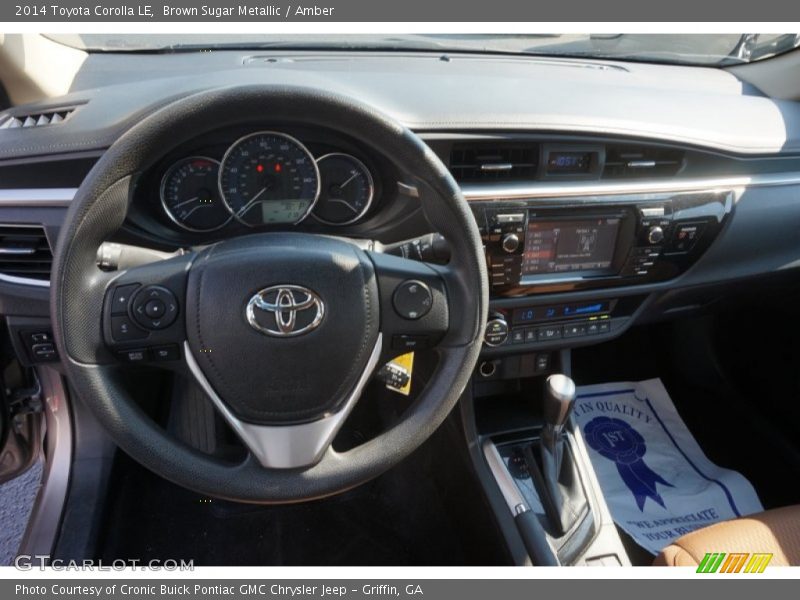 Brown Sugar Metallic / Amber 2014 Toyota Corolla LE