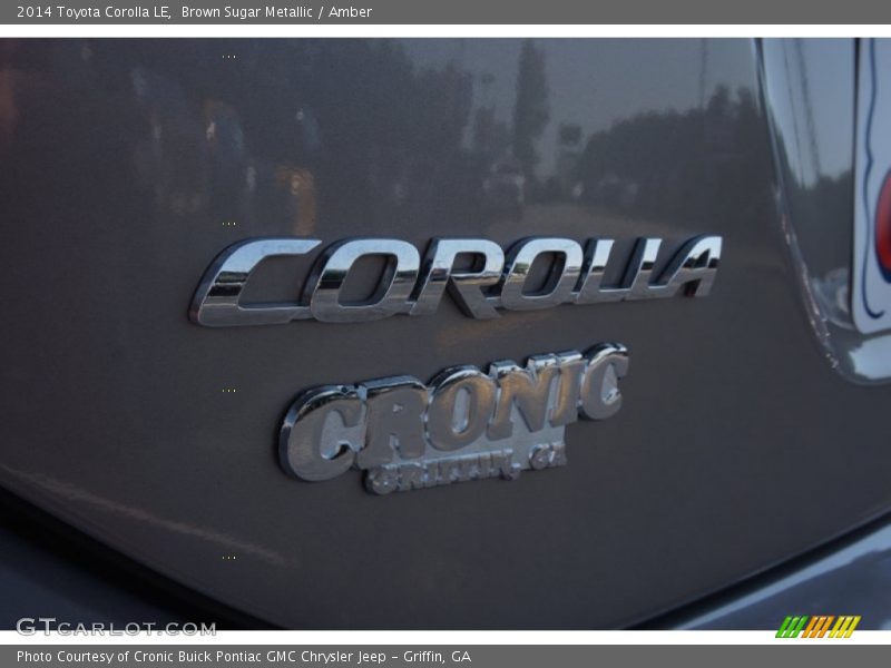 Brown Sugar Metallic / Amber 2014 Toyota Corolla LE