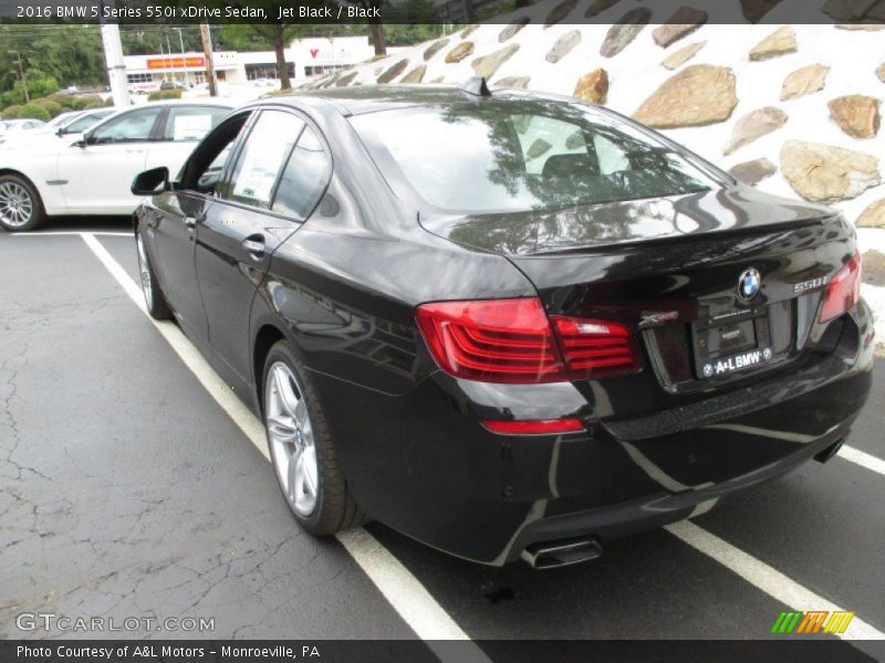 Jet Black / Black 2016 BMW 5 Series 550i xDrive Sedan