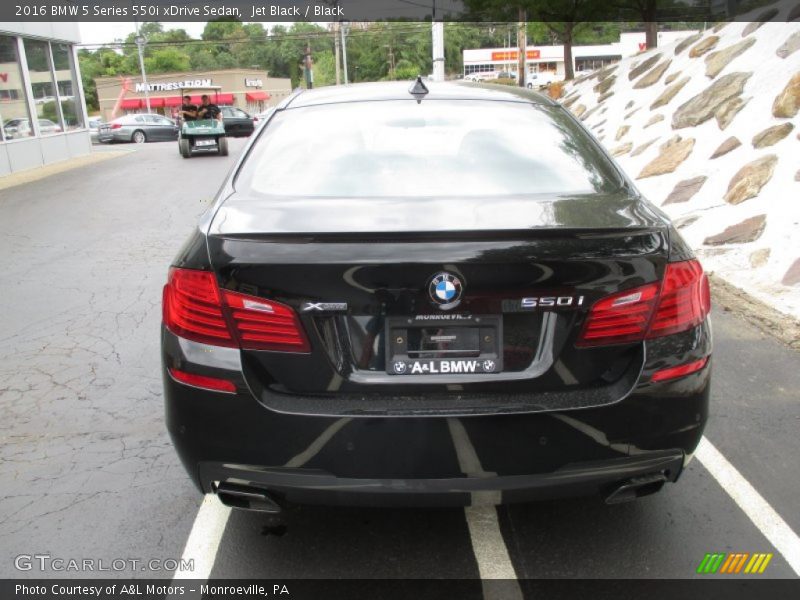 Jet Black / Black 2016 BMW 5 Series 550i xDrive Sedan