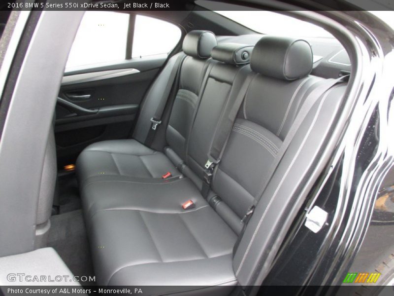Rear Seat of 2016 5 Series 550i xDrive Sedan
