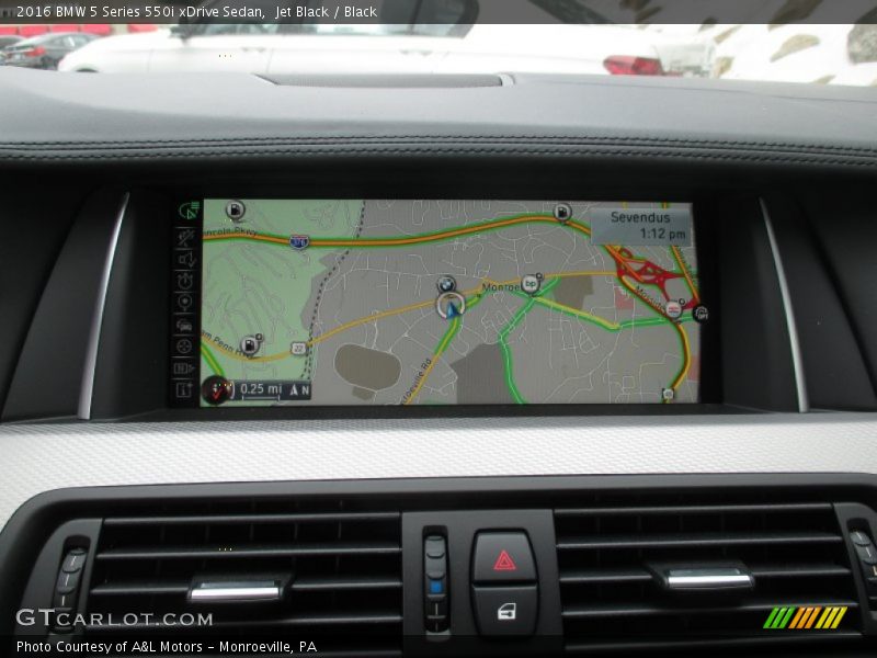 Navigation of 2016 5 Series 550i xDrive Sedan