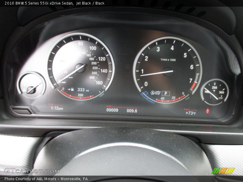  2016 5 Series 550i xDrive Sedan 550i xDrive Sedan Gauges