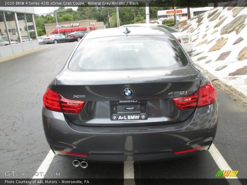 Mineral Grey Metallic / Black 2016 BMW 4 Series 428i xDrive Gran Coupe