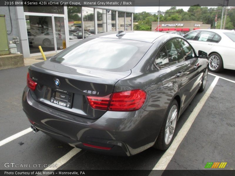 Mineral Grey Metallic / Black 2016 BMW 4 Series 428i xDrive Gran Coupe