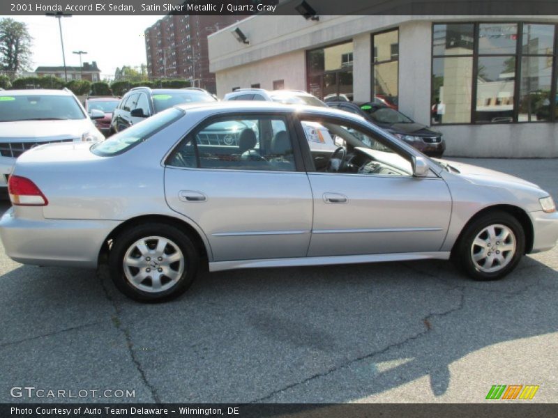 Satin Silver Metallic / Quartz Gray 2001 Honda Accord EX Sedan