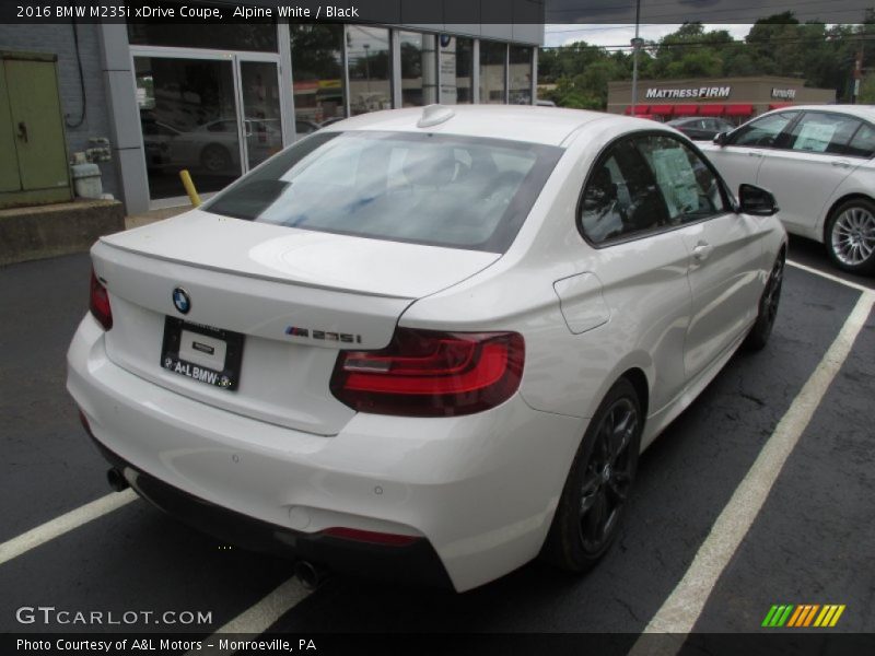 Alpine White / Black 2016 BMW M235i xDrive Coupe