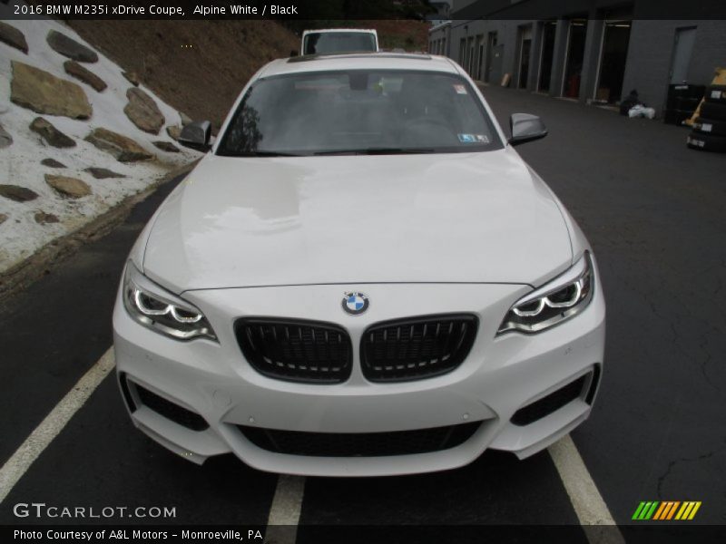 Alpine White / Black 2016 BMW M235i xDrive Coupe