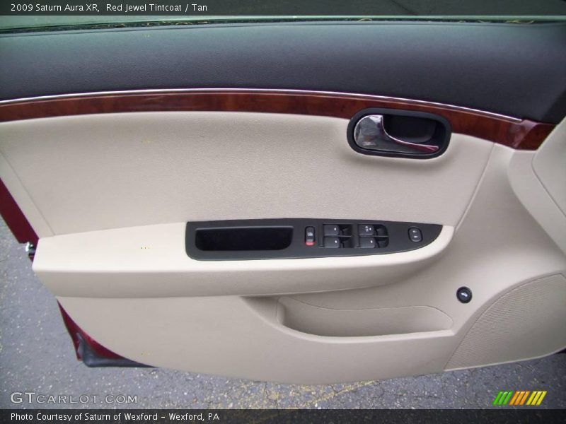 Red Jewel Tintcoat / Tan 2009 Saturn Aura XR