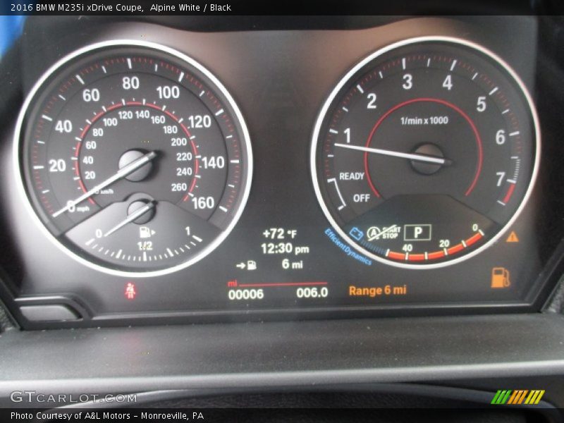 Alpine White / Black 2016 BMW M235i xDrive Coupe