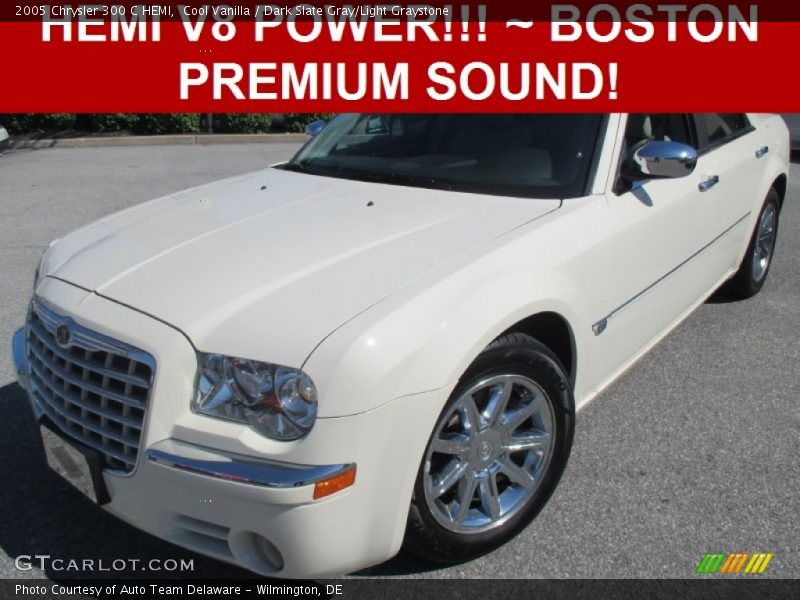 Cool Vanilla / Dark Slate Gray/Light Graystone 2005 Chrysler 300 C HEMI