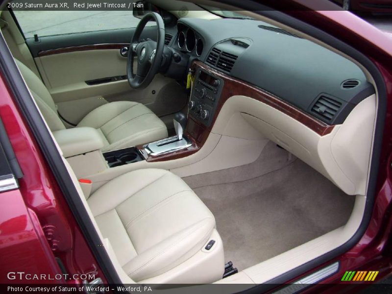 Red Jewel Tintcoat / Tan 2009 Saturn Aura XR