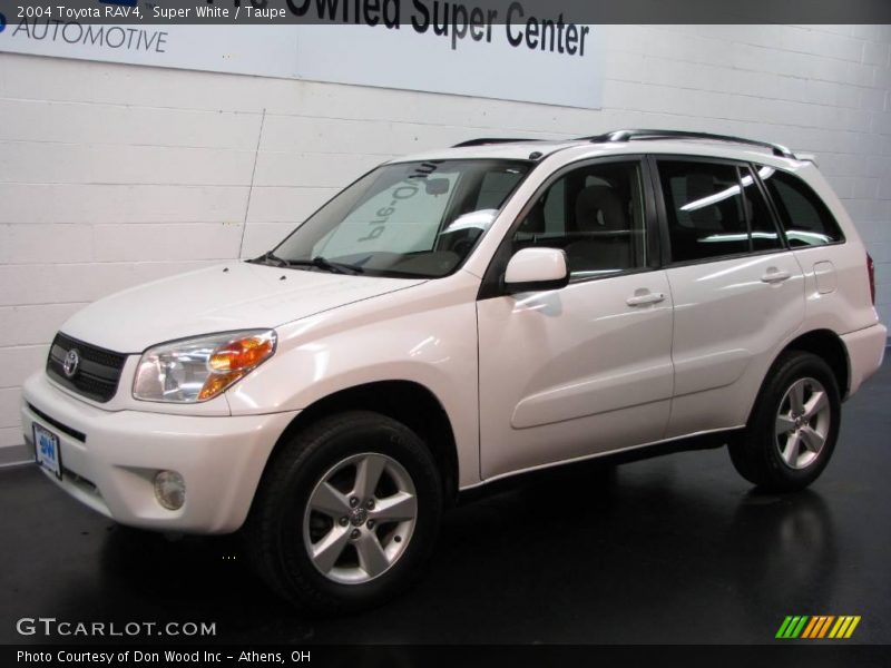 Super White / Taupe 2004 Toyota RAV4