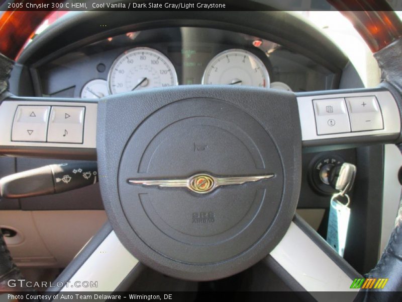 Cool Vanilla / Dark Slate Gray/Light Graystone 2005 Chrysler 300 C HEMI