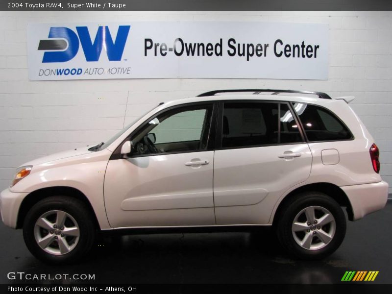 Super White / Taupe 2004 Toyota RAV4