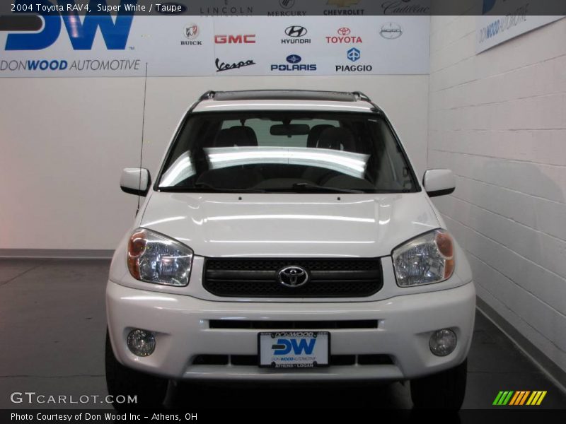 Super White / Taupe 2004 Toyota RAV4