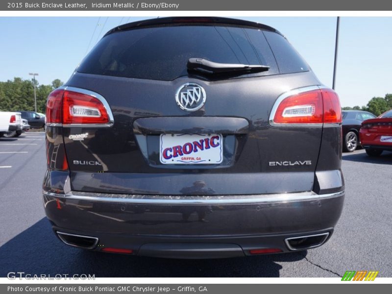 Iridium Metallic / Ebony/Ebony 2015 Buick Enclave Leather