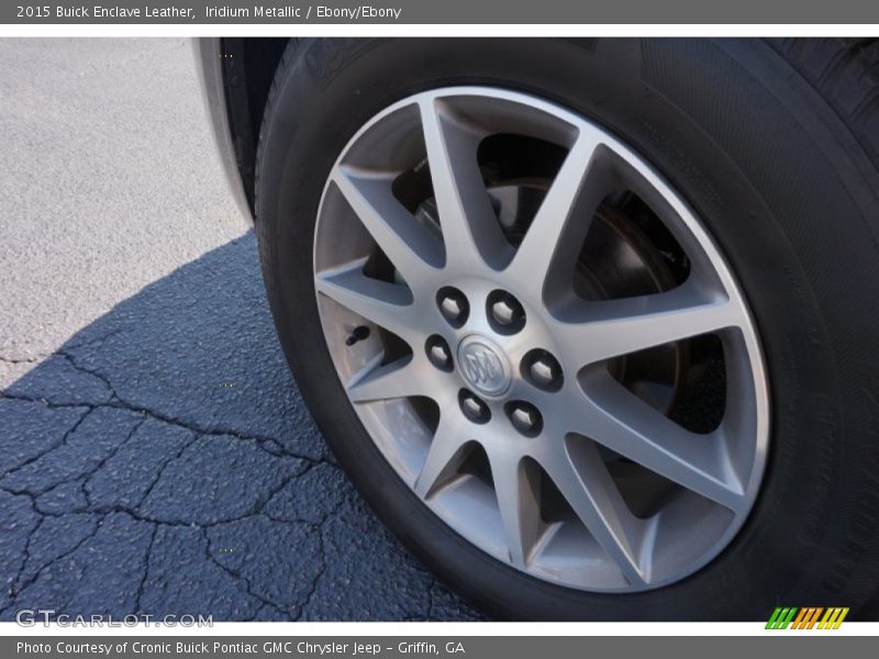 Iridium Metallic / Ebony/Ebony 2015 Buick Enclave Leather