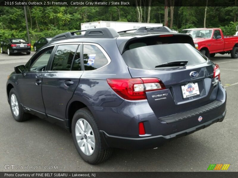 Carbide Gray Metallic / Slate Black 2016 Subaru Outback 2.5i Premium