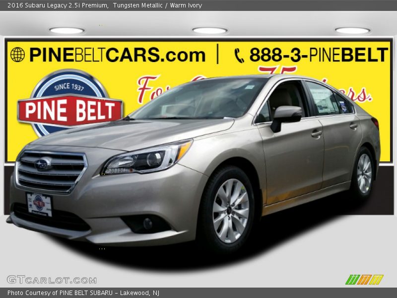 Tungsten Metallic / Warm Ivory 2016 Subaru Legacy 2.5i Premium