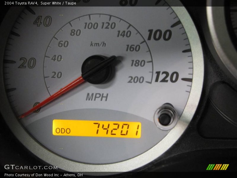 Super White / Taupe 2004 Toyota RAV4