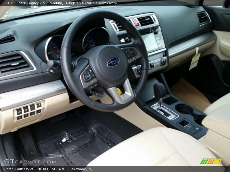 2016 Legacy 2.5i Premium Warm Ivory Interior