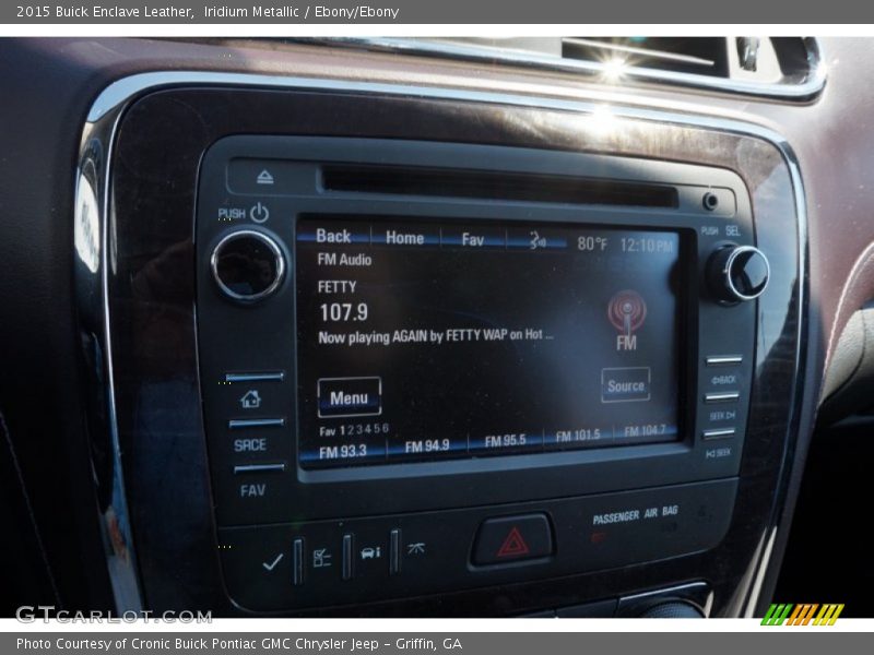 Iridium Metallic / Ebony/Ebony 2015 Buick Enclave Leather