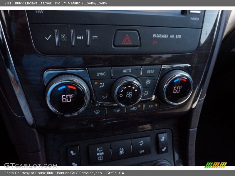 Iridium Metallic / Ebony/Ebony 2015 Buick Enclave Leather